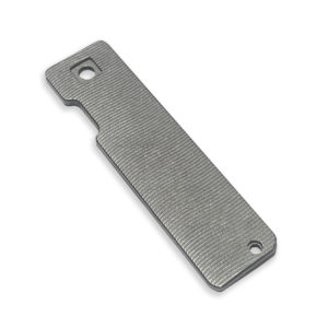 6AL-4V Titanium SWERVE Edition RH Handle Scale (TiRant® RAZOR V3) Custom Milled In USA