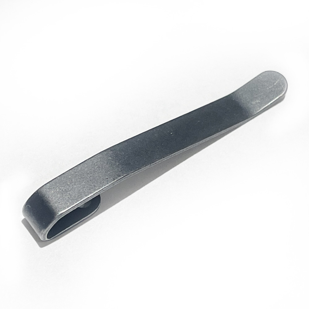 50MM Standard Clip For TiRant® RAZOR V2/V3 (Black PVD / Silver Stonewash) - Image 3