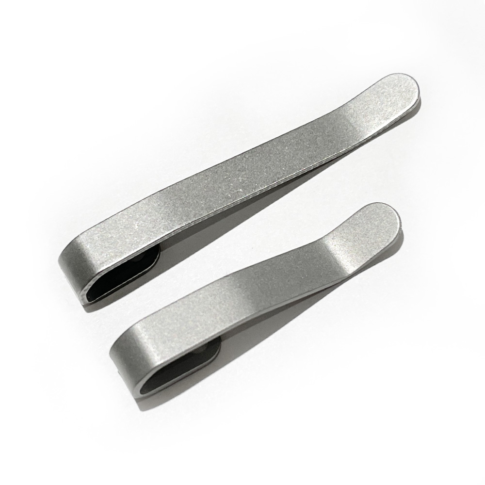 50MM Standard Clip For TiRant® RAZOR V2/V3 (Black PVD / Silver Stonewash) - Image 5