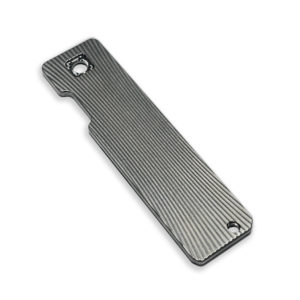 6AL-4V Titanium WARPSPEED Edition RH Handle Scale (TiRant® RAZOR V3) Custom Milled In USA
