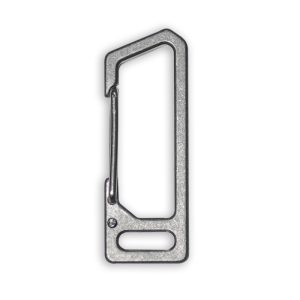 TiRant® LATCH SERIES Mini Titanium Carabiner (Stonewashed)