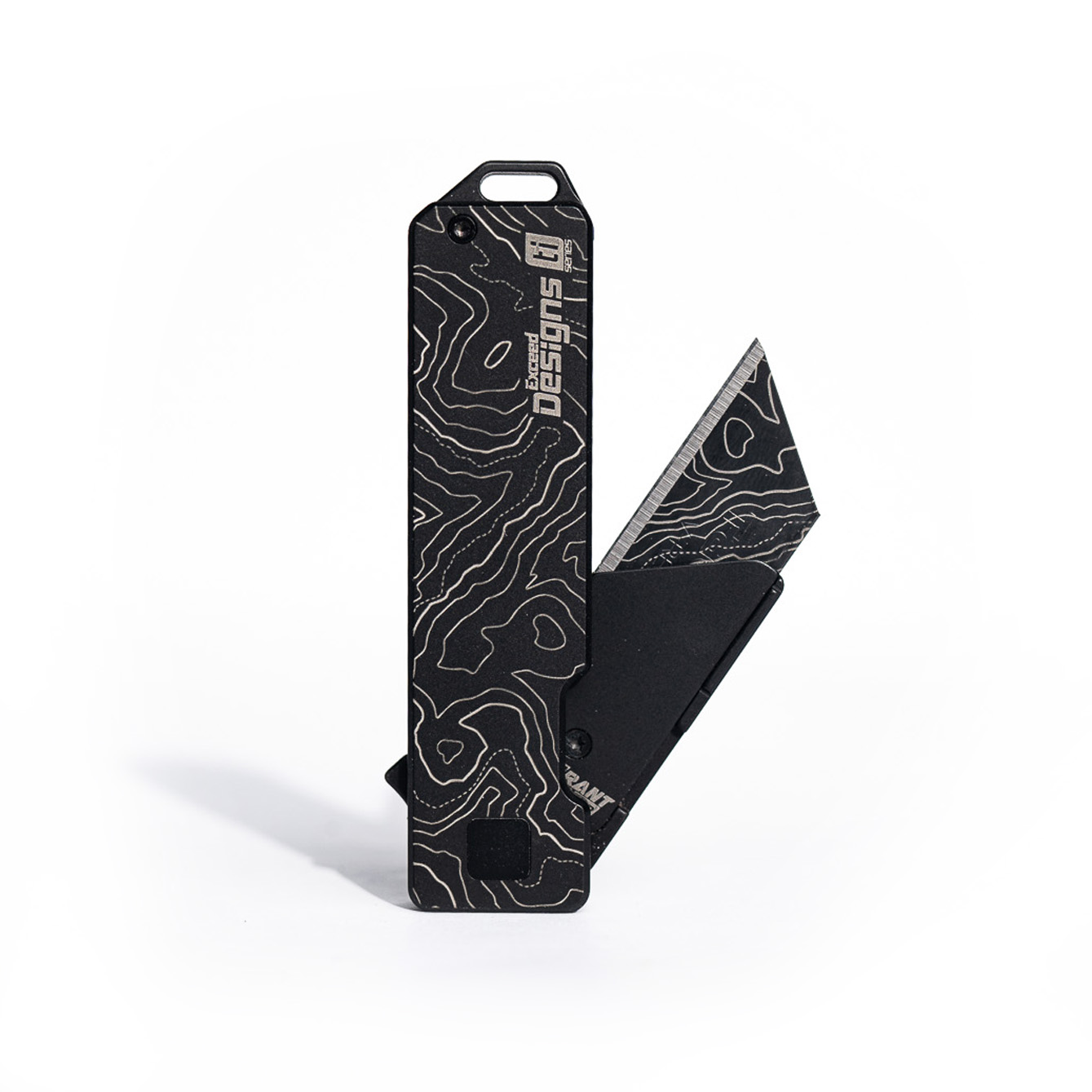 Black CASCADIA Topo Map Razor Blades Tajima V-REX II Premium Tempered Utility Knife Blades (5-Pack or 10-Pack) - Image 3