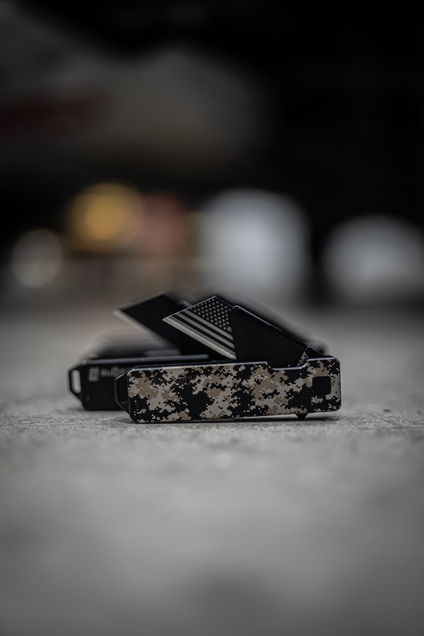 Jet-Black PVD 6AL-4V Titanium DIGITAL CAMO ANO RH Handle Scale (TiRant® RAZOR V3) Custom Laser In USA - Image 6