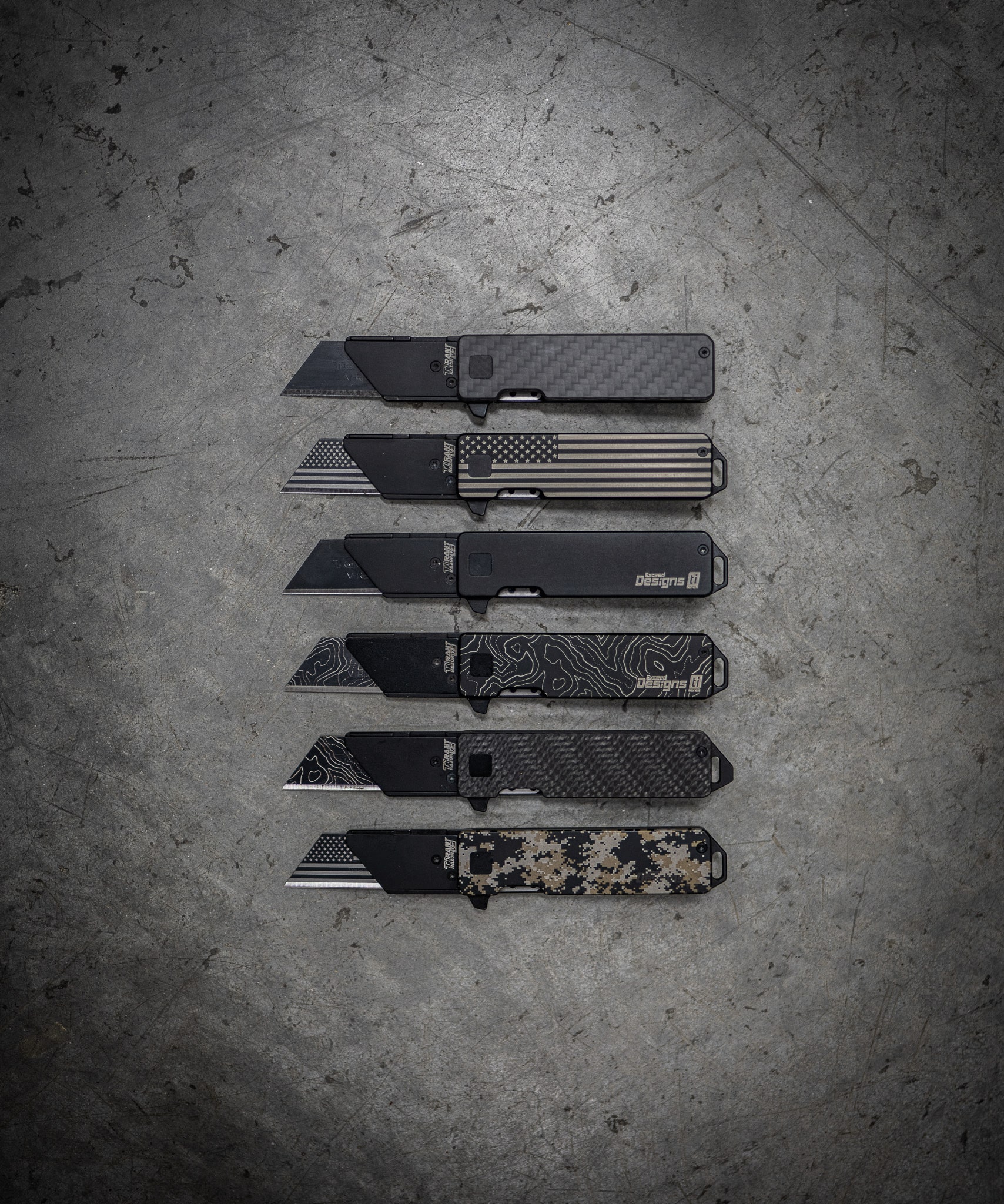 Jet-Black PVD 6AL-4V Titanium DIGITAL CAMO ANO RH Handle Scale (TiRant® RAZOR V3) Custom Laser In USA - Image 4