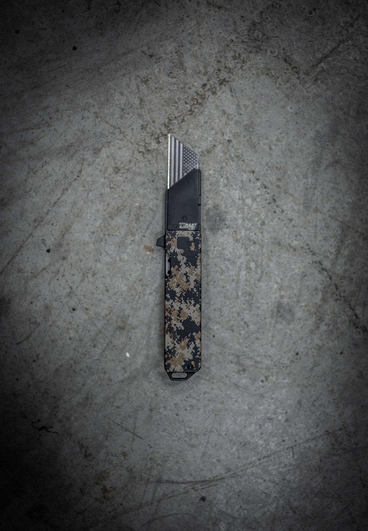 Jet-Black PVD 6AL-4V Titanium DIGITAL CAMO ANO RH Handle Scale (TiRant® RAZOR V3) Custom Laser In USA - Image 5
