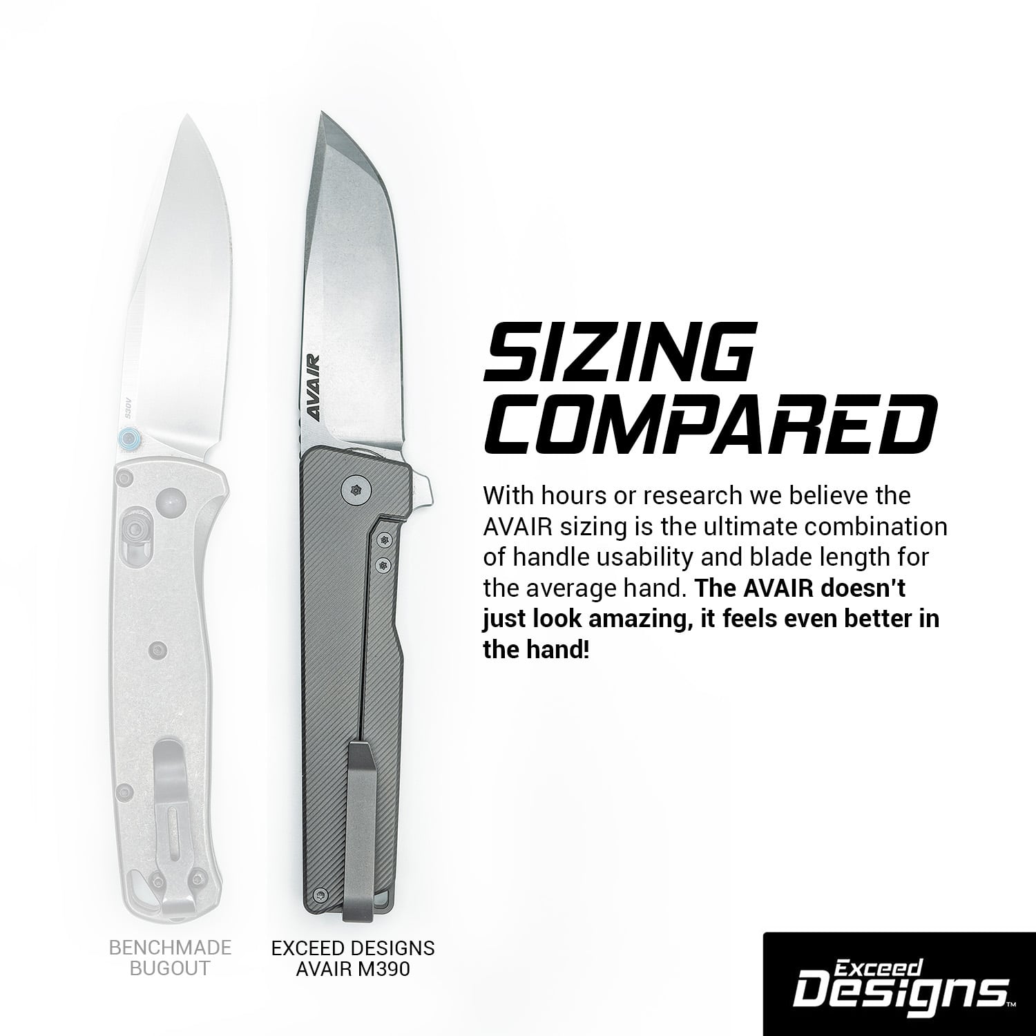 AVAIR M390 Framelock Folding Knife (Jet-Black PVD 6AL-4V Titanium) - Image 7