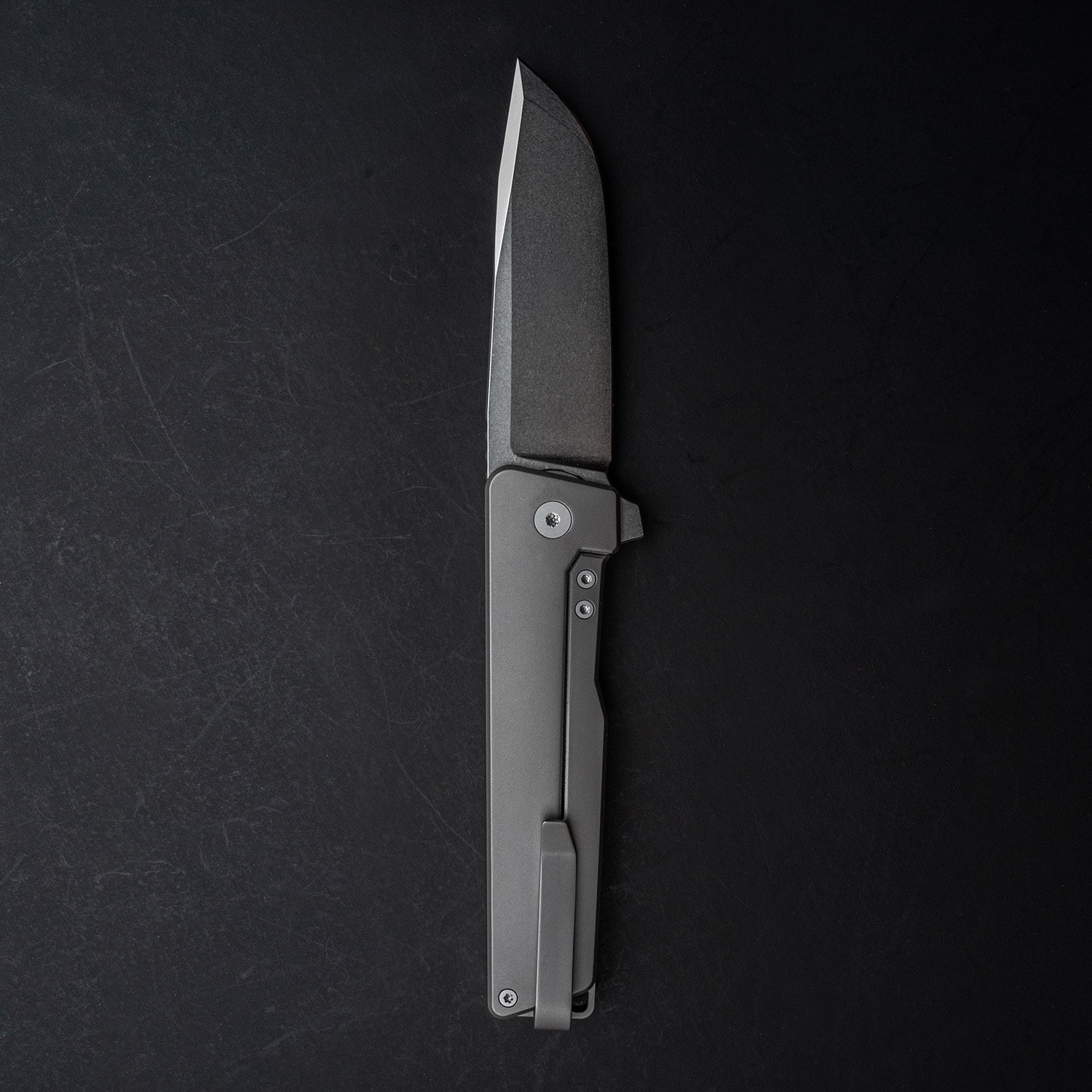 AVAIR M390 Framelock Folding Knife (Jet-Black PVD 6AL-4V Titanium) - Image 10