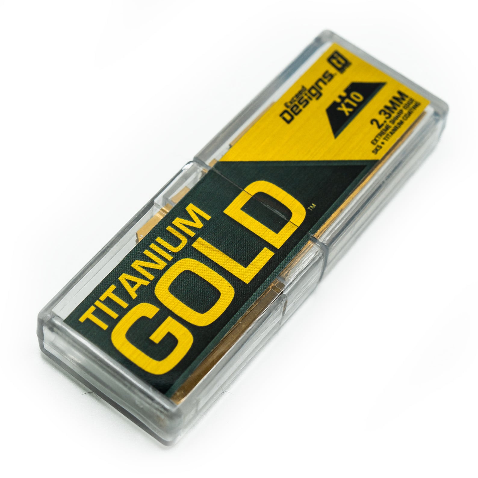 USA Flag GOLD SERIES Razor Blades (Premium TITANIUM Coated SK5 Utility Knife Blades) 5-Pack or 10-Pack - Image 6