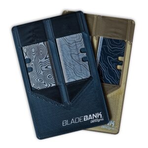 BladeBank™ — 2X Utility Knife Blade Holder In Credit Card Format (Plastic 3D Printed & USA MADE)