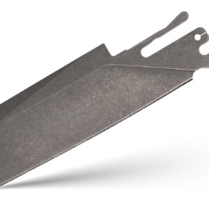 TiRant ULTRA HotSwap™ Sheepsfoot Blade Replacement (Stonewashed D2 Tempered HRC 61+)