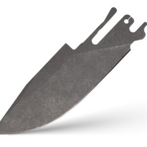 TiRant ULTRA HotSwap™ Drop Point Blade Replacement (Stonewashed D2 Tempered HRC 61+)