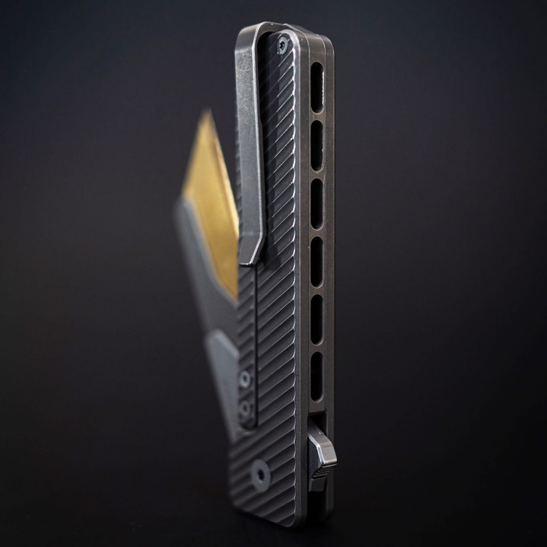 TiRant ULTRA Full-Length SKELETON MILLED 'Integral-Like' Back Spacer (Stonewashed or Color ANO 6AL-4V Titanium) - Image 3