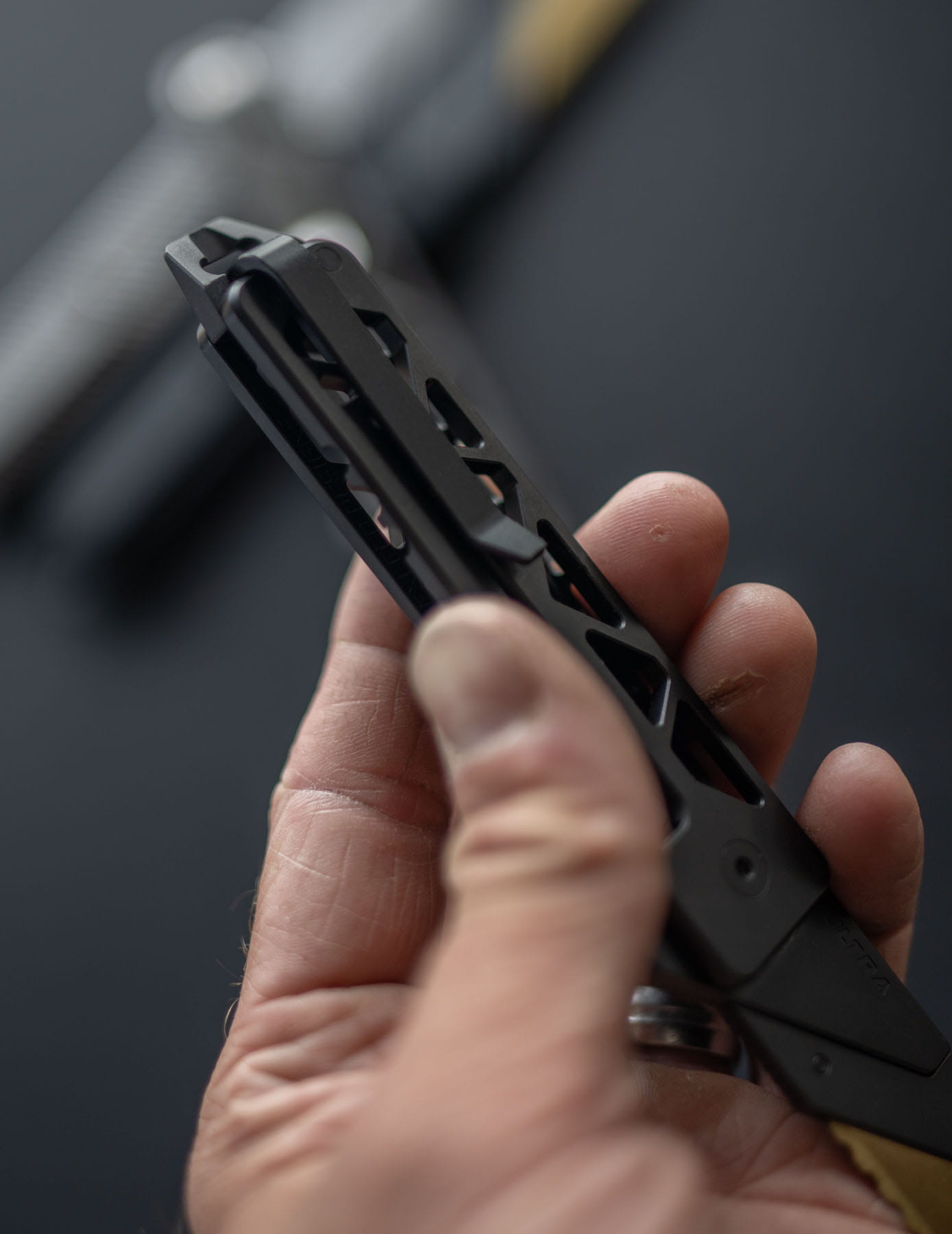 TiRant ULTRA Short-Length PRY BAR Backspacer (Jet-Black PVD 6AL-4V Titanium) - Image 3