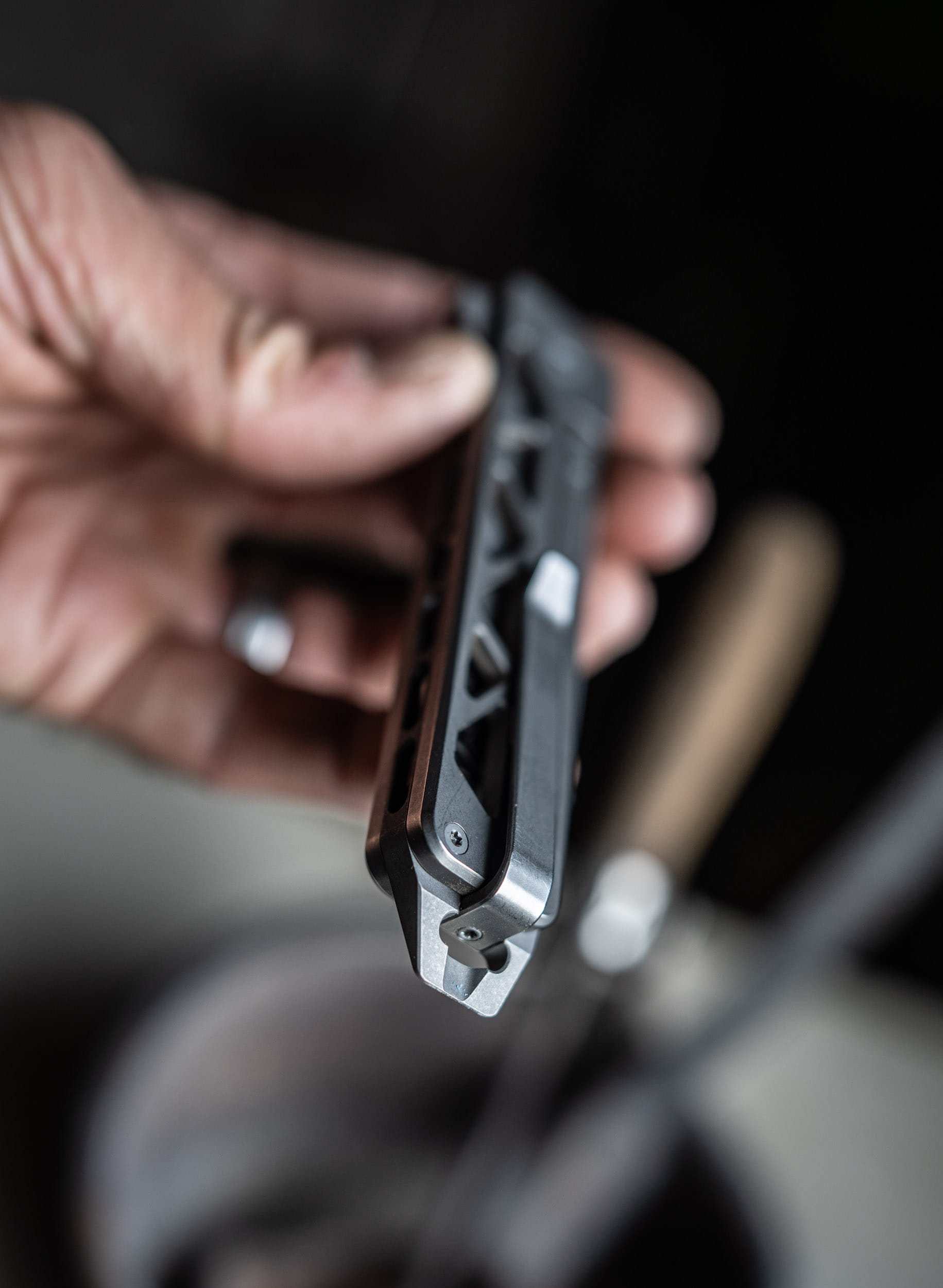 TiRant ULTRA Short-Length PRY BAR Backspacer (Jet-Black PVD 6AL-4V Titanium) - Image 9
