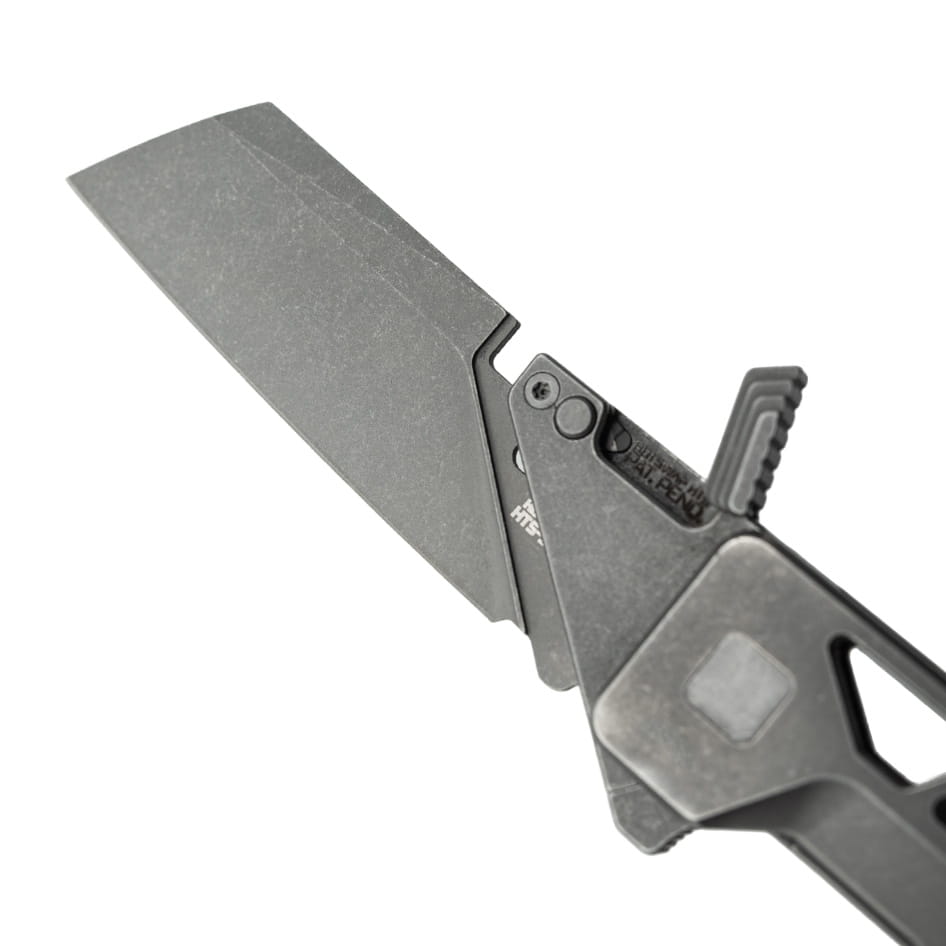TiRant ULTRA HotSwap™ Drop Point Blade Replacement (Jet-Black EXTRA THICK 2.5mm M390 Tempered 61-62+ HRC) - Image 4