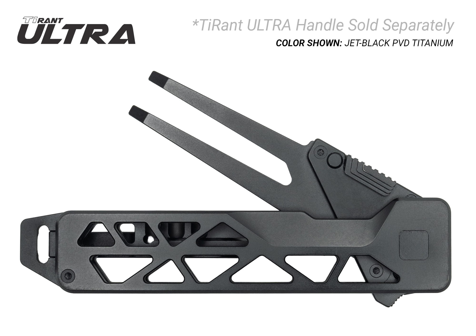 TiRant ULTRA HotSwap™ 1.5MM Premium Titanium Golf Divot Tool (Jet-Black PVD 6AL-4V Titanium) - Image 2
