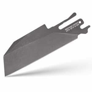 TiRant ULTRA HotSwap™ 'Wharnie' Wharncliffe Blade Replacement (Stonewashed D2 Tempered HRC 61+)